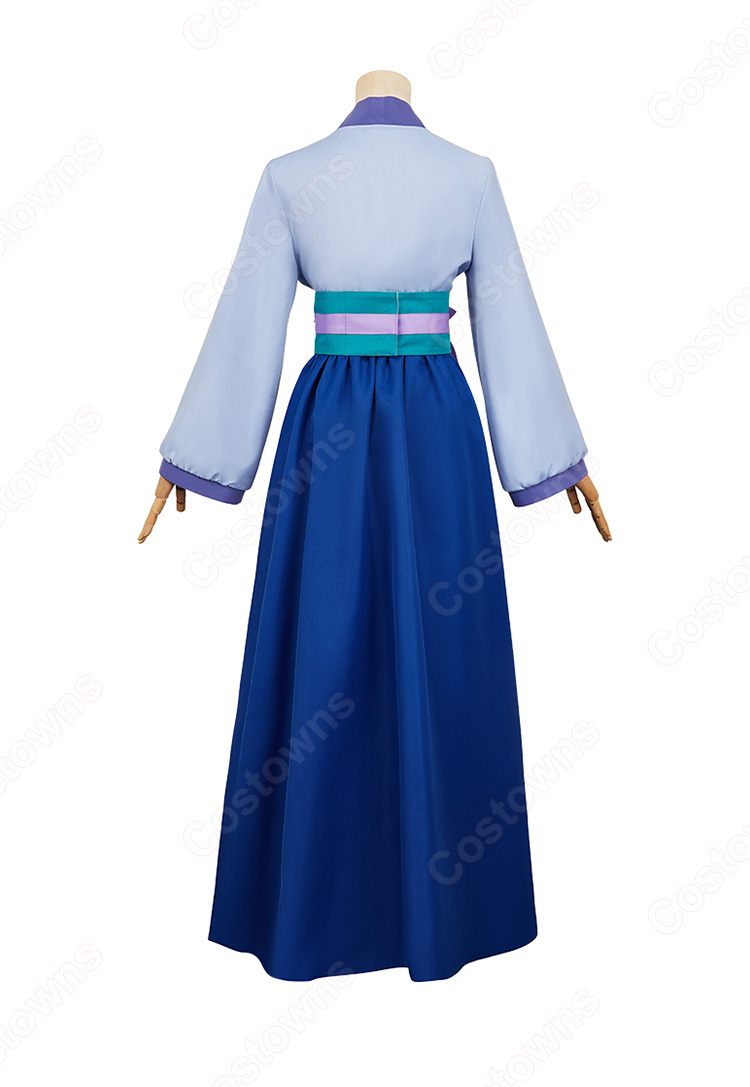 薬屋のひとりごと 猫猫(マオマオ) コスプレ衣装 5点セット(トップス、スカート、インナー、コルセットベルト、髪飾り)-4