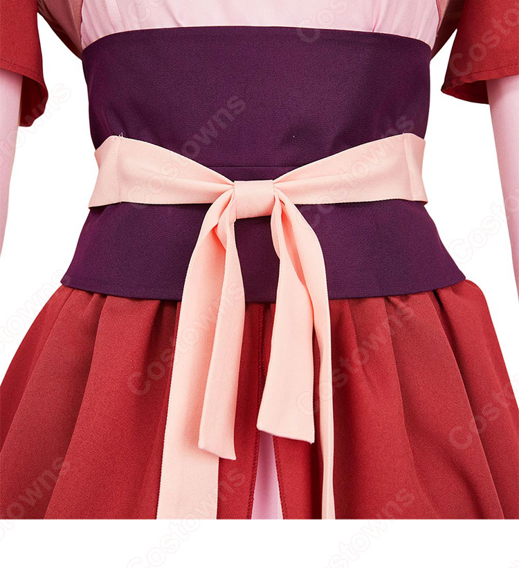 薬屋のひとりごと 猫猫(マオマオ) コスプレ衣装 4点セット(スカート、トップス、コルセットベルト、髪飾り)-7