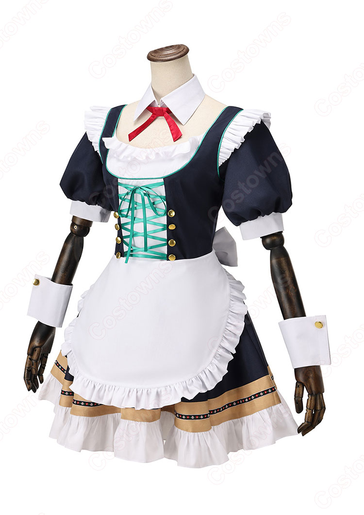 ブルーアーカイブ 牛牧ジュリ アルバイト コスプレ衣装-3