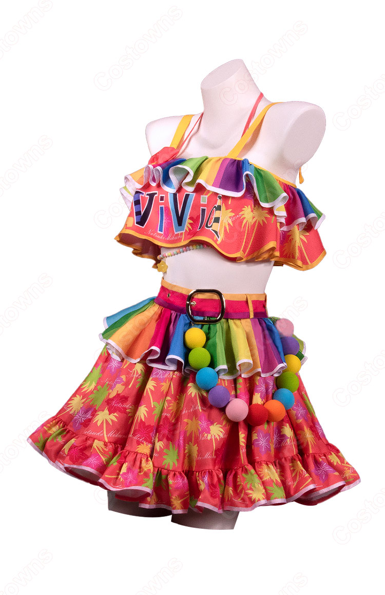 アイカツオンパレード！ 夏樹みくる コスプレ衣装-3
