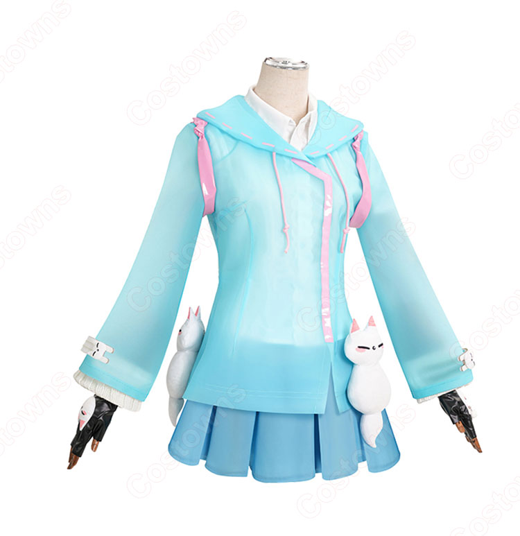 オーバーウォッチ 2 キリコ 雨の日 コスプレ衣装-3