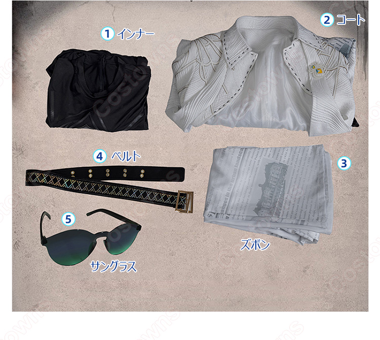 IdentityV 第五人格 冒険家(カート・フランク) 新聞社編集長 コスプレ衣装-12