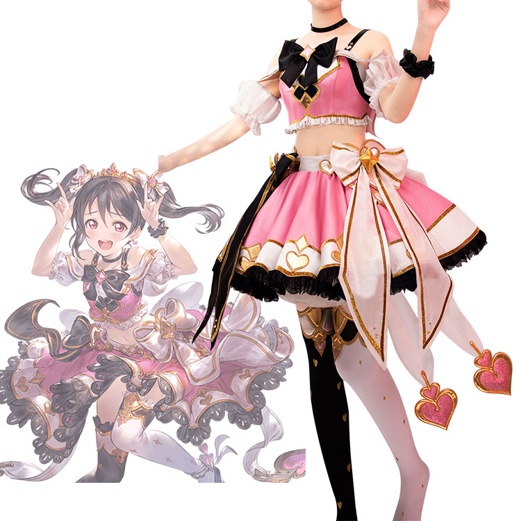 グランブルーファンタジー ラブライブ! 3年生チーム(μ's) 矢澤にこ コスプレ衣装-1