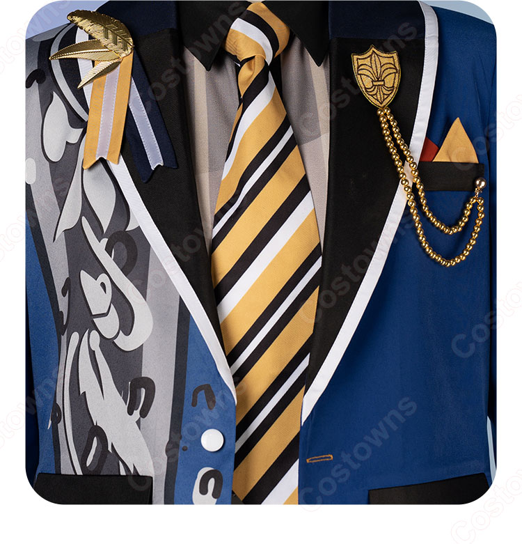 あんさんぶるスターズ!! 朱桜司 月永レオ 朔間凛月 瀬名泉 鳴上嵐 サドンデス衣装 コスプレ衣装-7