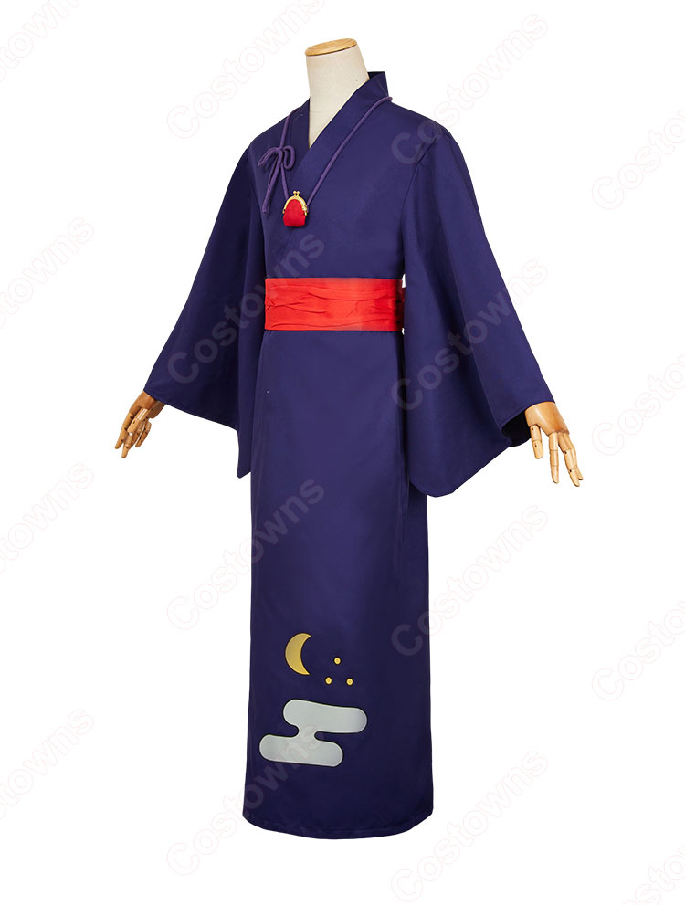 地縛少年花子くん 花子くん 柚木普 浴衣 コスプレ衣装-3