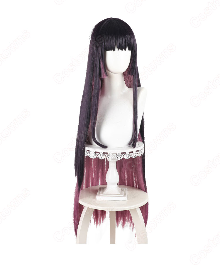 ロックは淑女の嗜みでして 黒鉄音羽 コスプレウィッグ-3