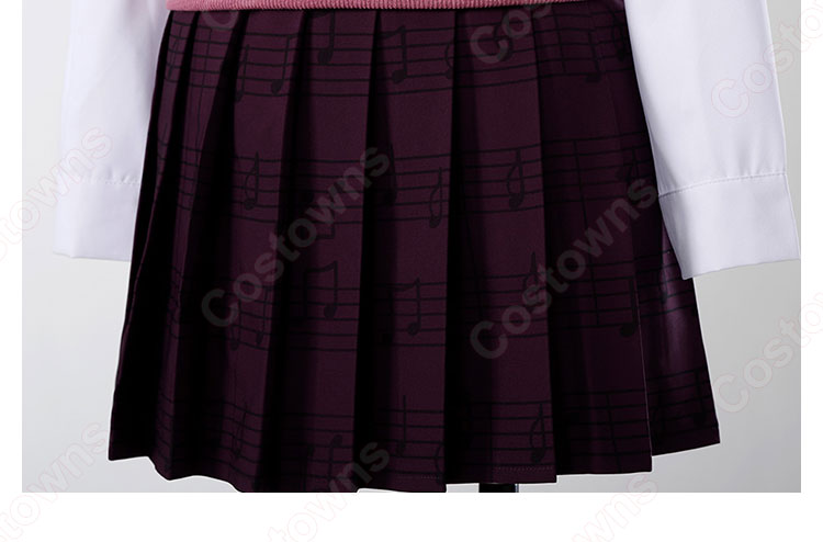 ニューダンガンロンパV3 みんなのコロシアイ新学期 赤松楓 コスプレ衣装-6