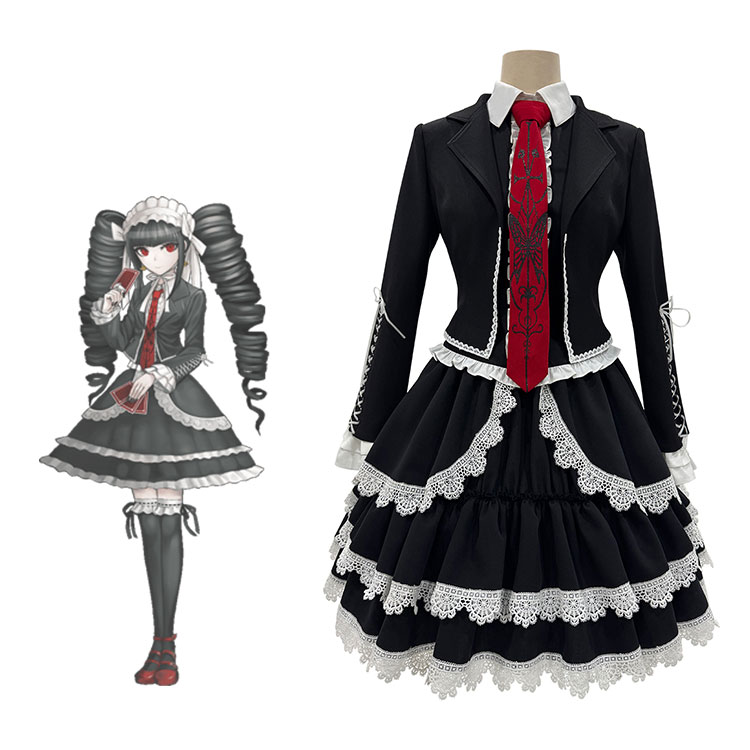 ダンガンロンパ 希望の学園と絶望の高校生 セレスティア・ルーデンベルク コスプレ衣装 ゴスロリ服-1
