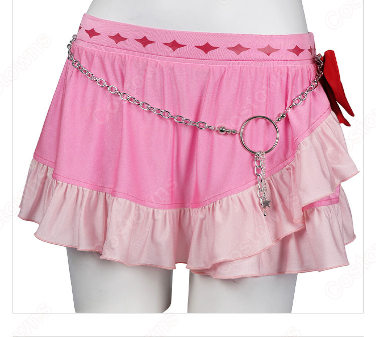 ファイナルファンタジーVII リバース エアリス ピンキーマーメイド 水着 コスプレ衣装-10