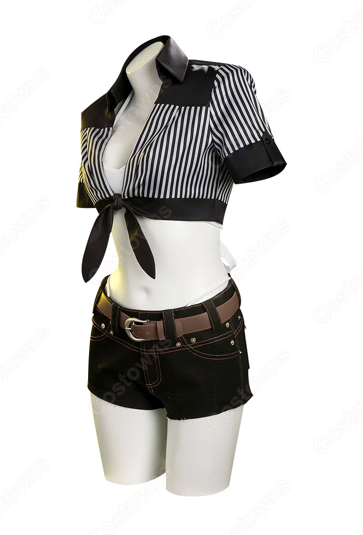 ファイナルファンタジーVII リバース ティファ・ロックハート グラマラスホエール 水着 コスプレ衣装-4