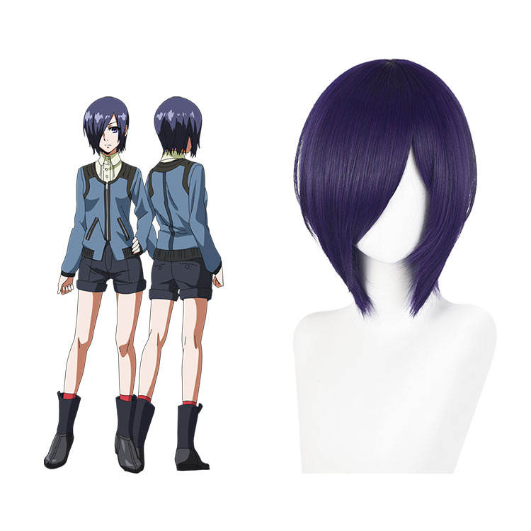 東京喰種トーキョーグール 霧嶋董香 コスプレウィッグ-1