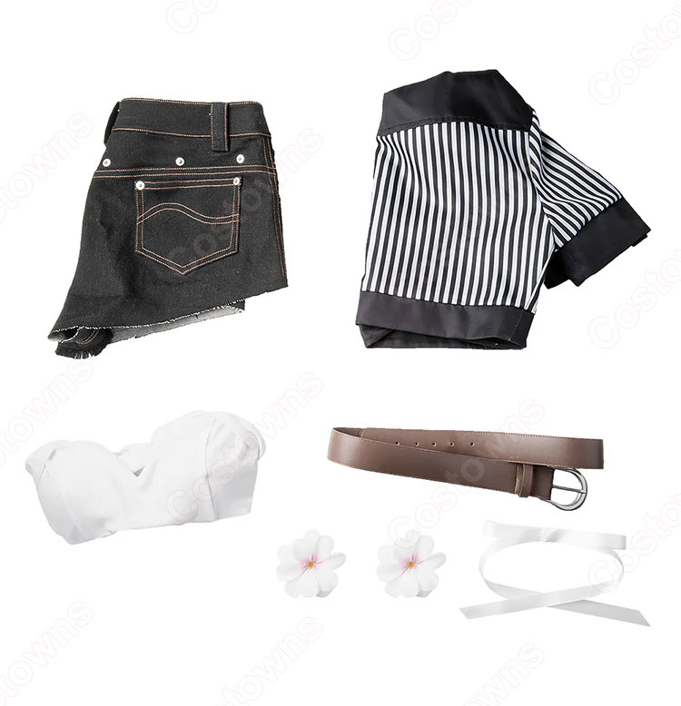 ファイナルファンタジーVII リバース ティファ・ロックハート グラマラスホエール 水着 コスプレ衣装-15