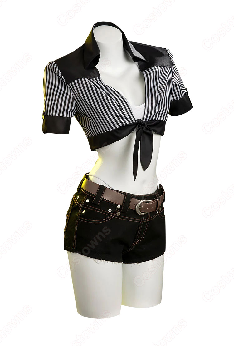 ファイナルファンタジーVII リバース ティファ・ロックハート グラマラスホエール 水着 コスプレ衣装-3