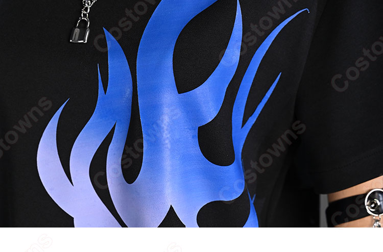 プロジェクトセカイ カラフルステージ! feat. 初音ミク Vivid BAD SQUAD × KAITO 東雲彰人 フューエル コスプレ衣装-6