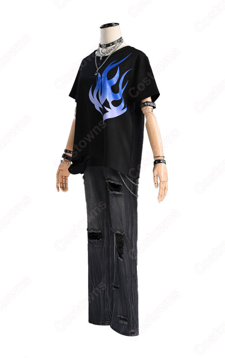 プロジェクトセカイ カラフルステージ! feat. 初音ミク Vivid BAD SQUAD × KAITO 東雲彰人 フューエル コスプレ衣装-3