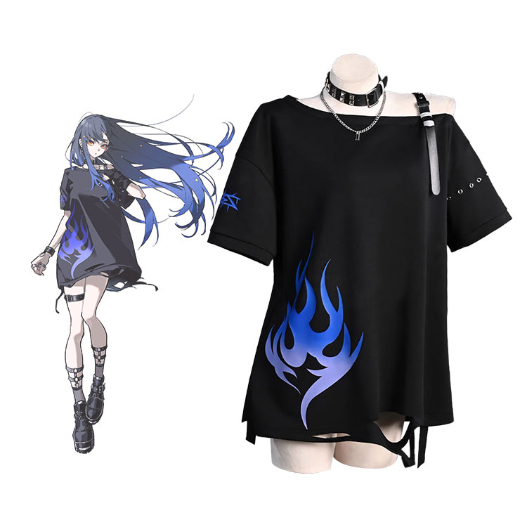 プロジェクトセカイ カラフルステージ! feat. 初音ミク Vivid BAD SQUAD × KAITO 白石杏 フューエル コスプレ衣装-1