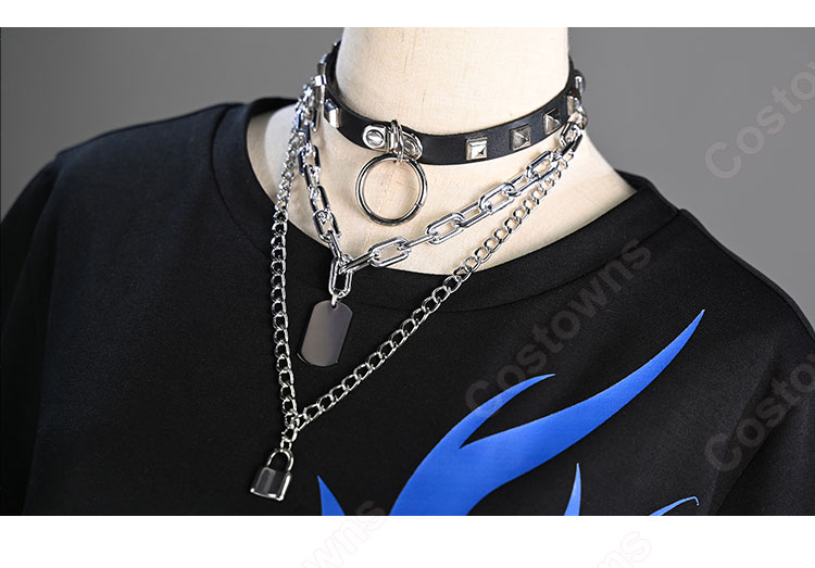 プロジェクトセカイ カラフルステージ! feat. 初音ミク Vivid BAD SQUAD × KAITO 東雲彰人 フューエル コスプレ衣装-5