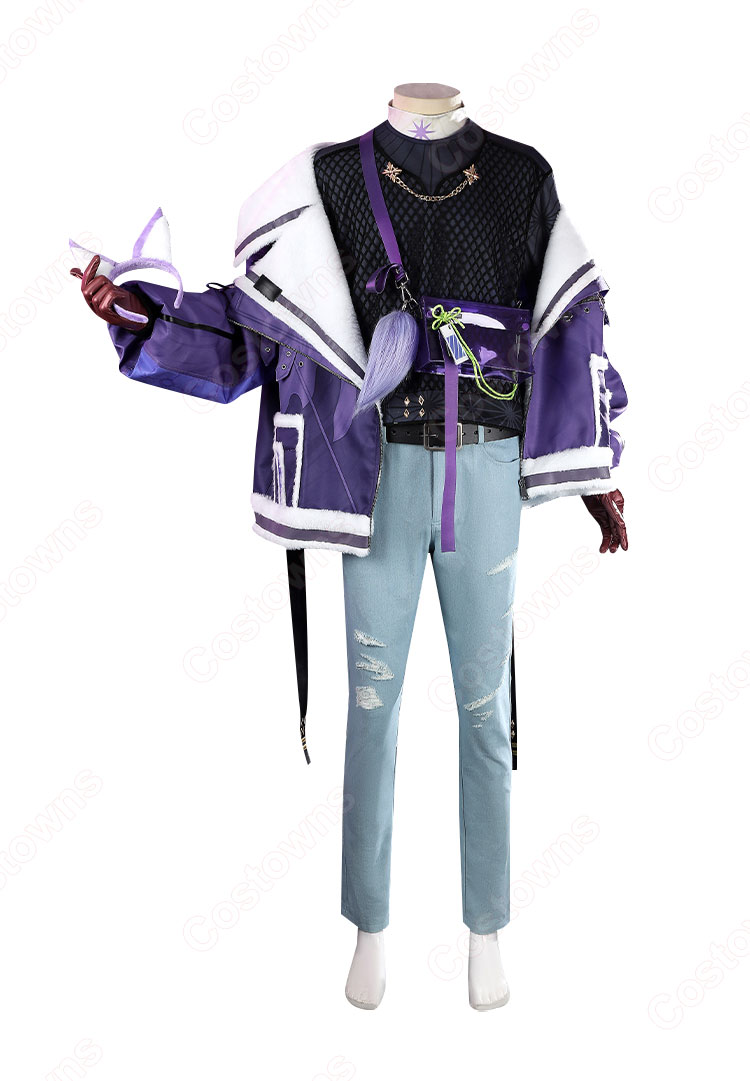NU: カーニバル 1周年記念 衣装 妖狐 玖夜（きゅうや） コスプレ