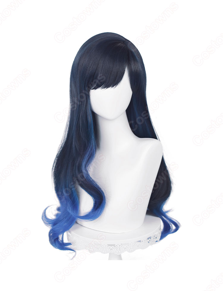 お歳暮 のし プロセカ 白石杏（しらいしあん） コスプレウィッグ ブルー