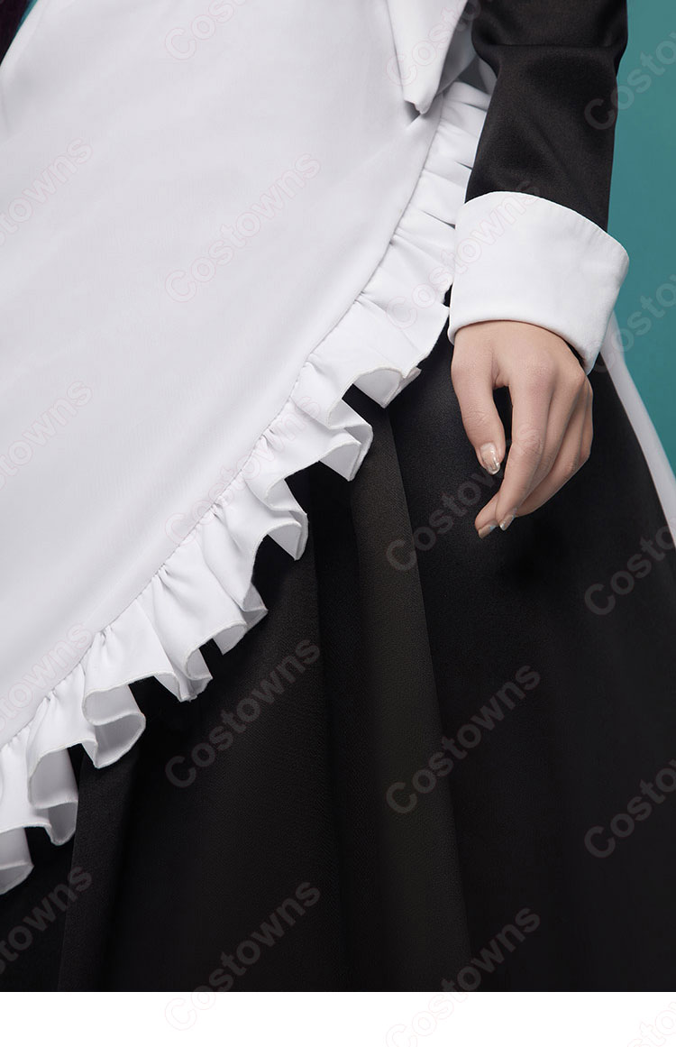 古見さんは、コミュ症です。 古見硝子 メイド服 コスプレ衣装-10