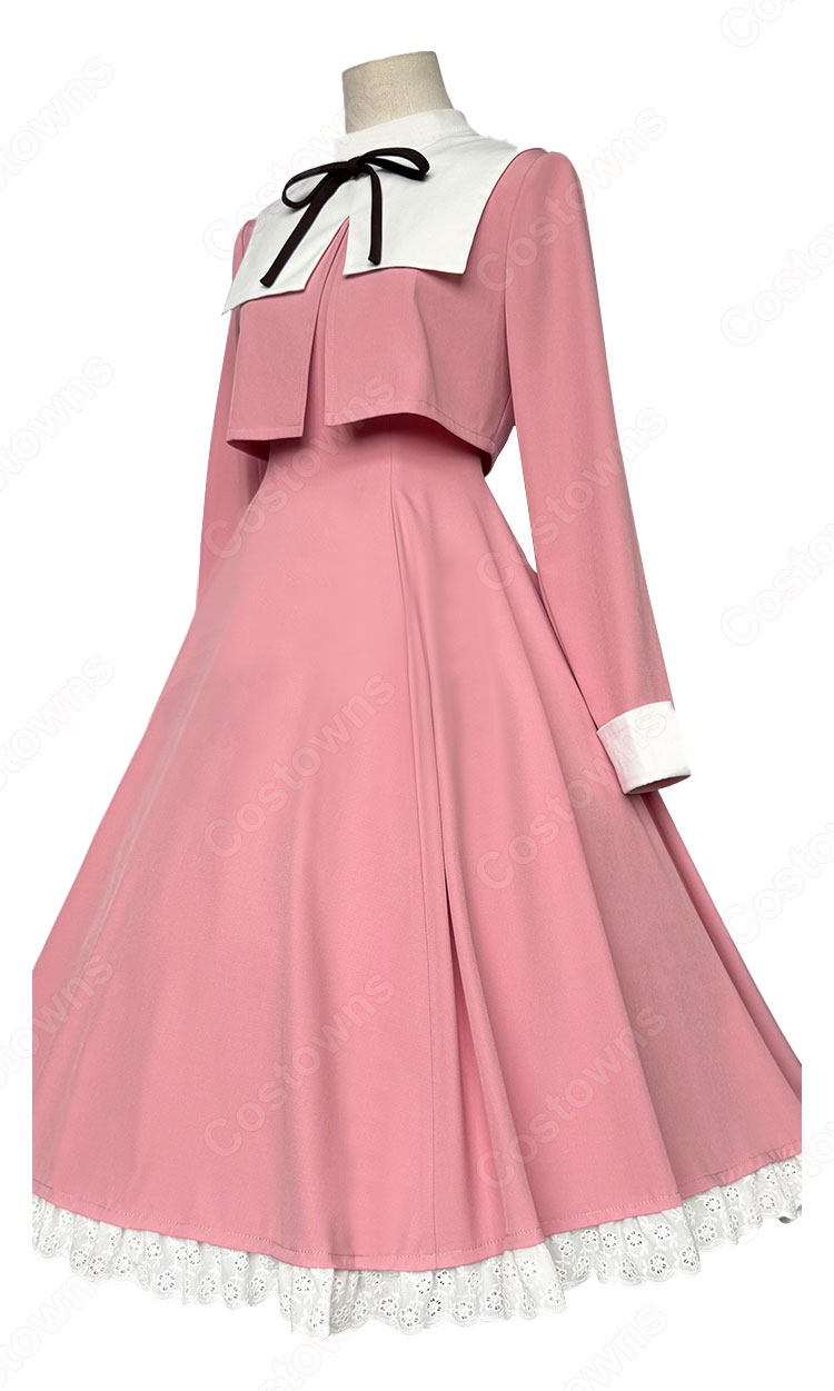 カードキャプターさくら 大道寺知世 コスプレ衣装 ピンク ワンピース-4