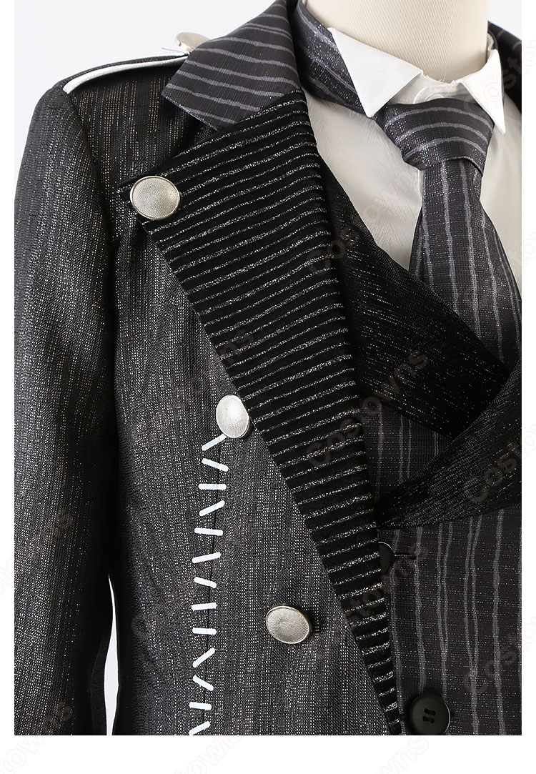 ディズニー ツイステッドワンダーランド ハロウィン マレウス・ドラコニア ナイトメア―スーツ コスプレ衣装-7