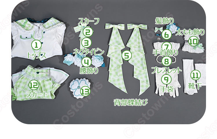 プロセカ 4周年 MORE MORE JUMP! 日野森雫 コスプレ衣装-10