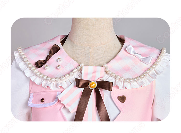 プロセカ 4周年 MORE MORE JUMP! 花里みのり コスプレ衣装-4