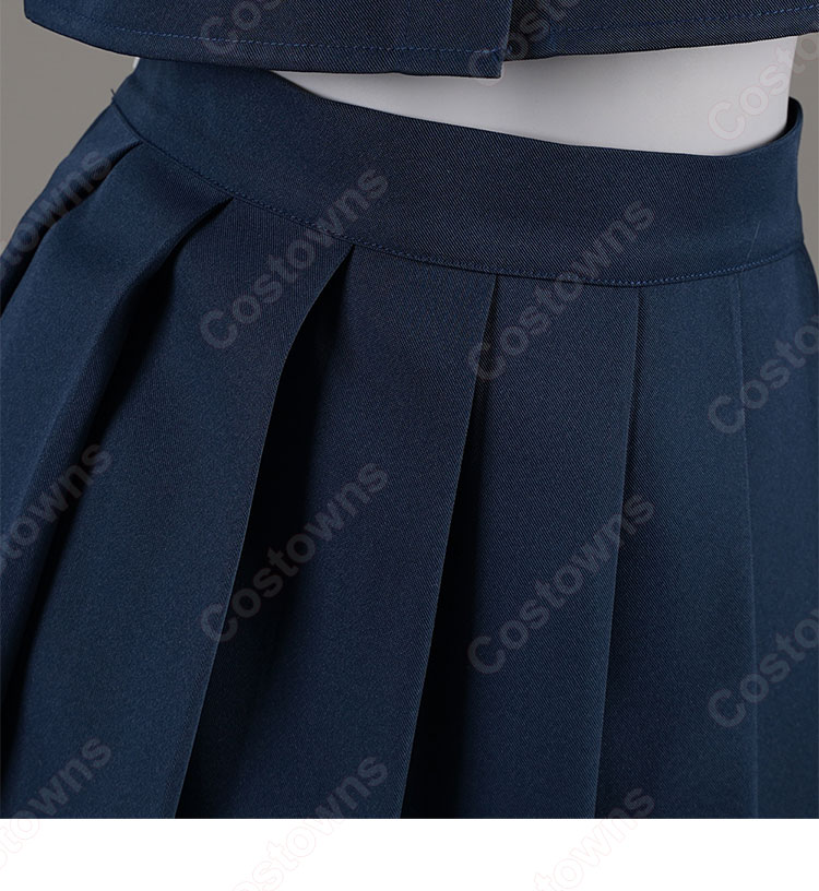 BanG Dream! It's MyGO!!!!! 若葉睦 コスプレ衣装 月ノ森女子学園 制服 ダークブルー-9