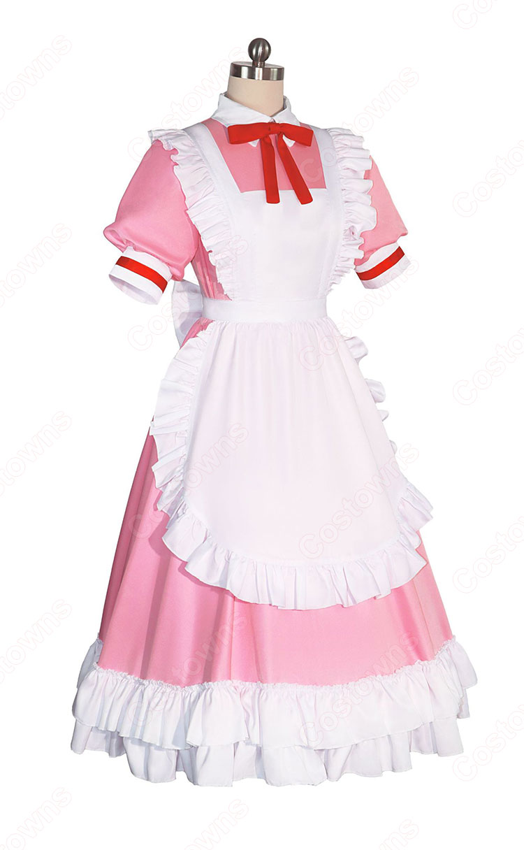 魔法少女まどか☆マギカ 鹿目まどか メイド服 コスプレ衣装-3