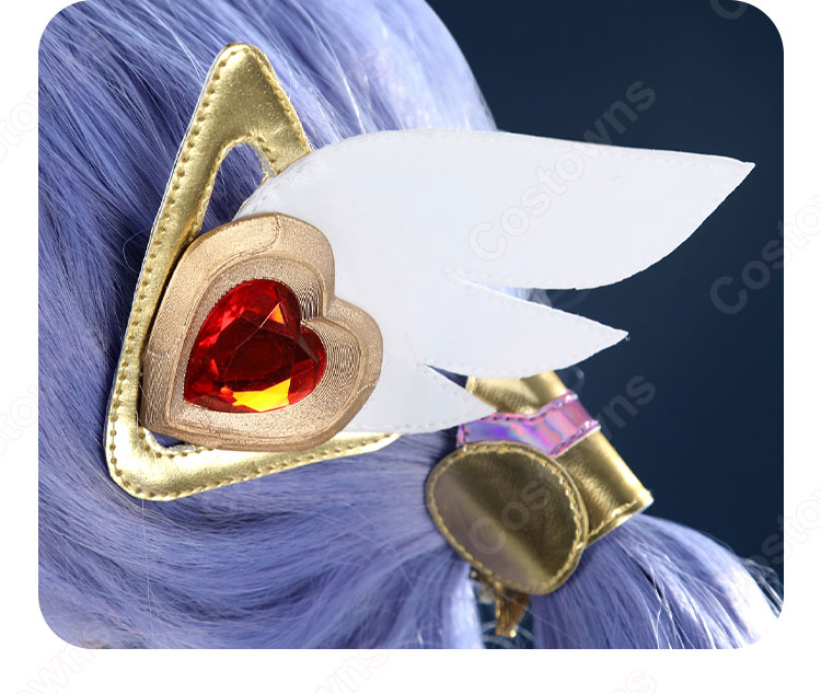 オーバーウォッチ2 キリコ ハート・パッション 魔法少女をテーマにしたジュノ用ミシック・スキン コスプレ衣装-18