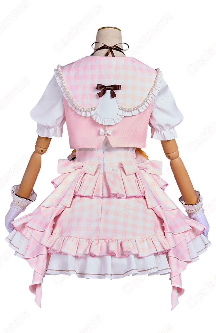 プロセカ 4周年 MORE MORE JUMP! 花里みのり コスプレ衣装-3