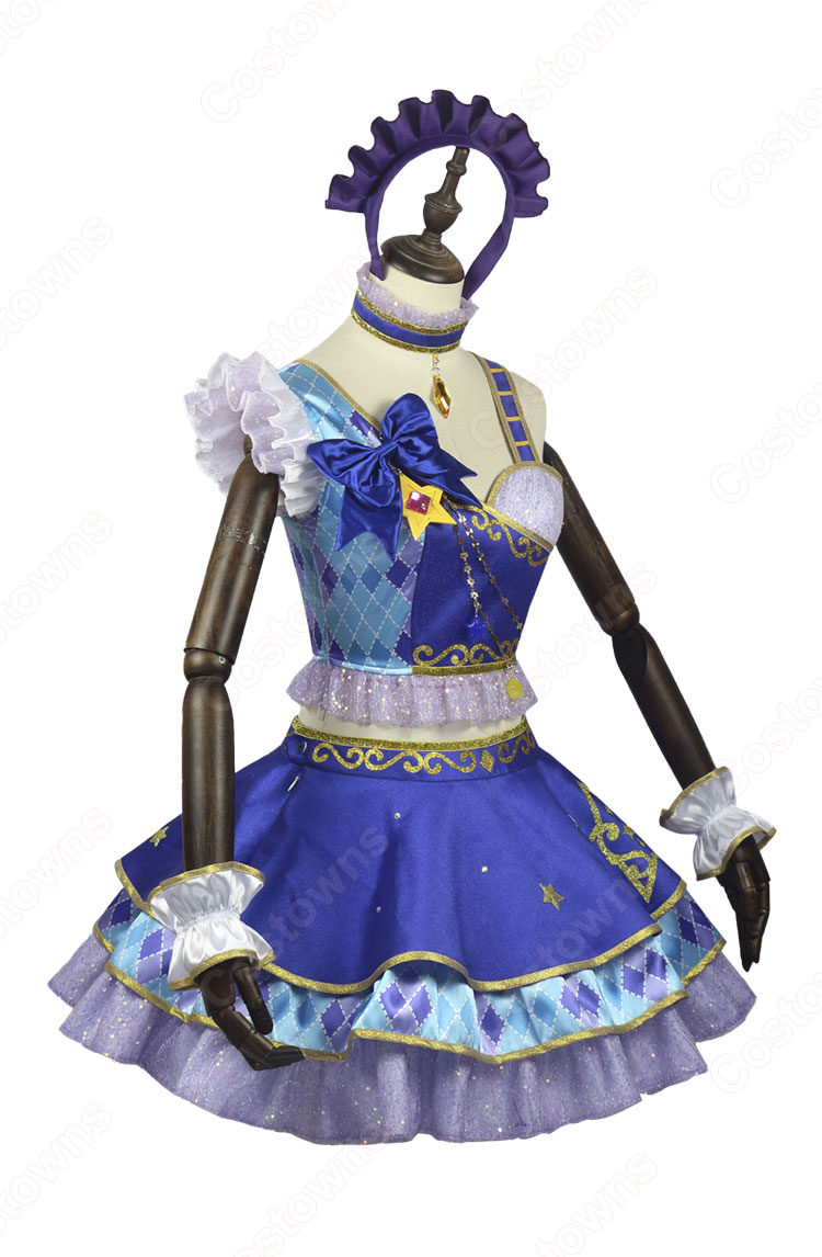 アイカツ！ ブルースターコーデ 桜庭ローラ コスプレ衣装-3