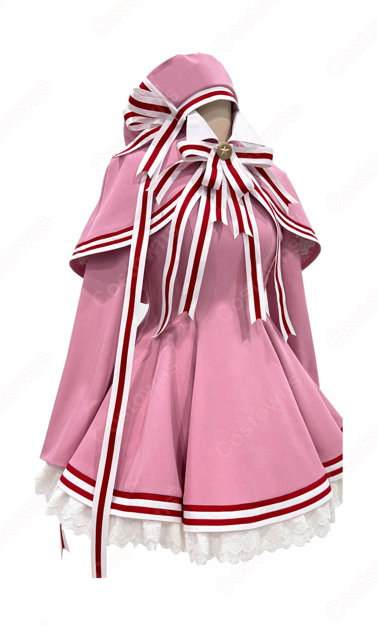 カードキャプターさくら クリアカード編 第2話 木之本桜 コスプレ衣装 バトルコスチューム-3