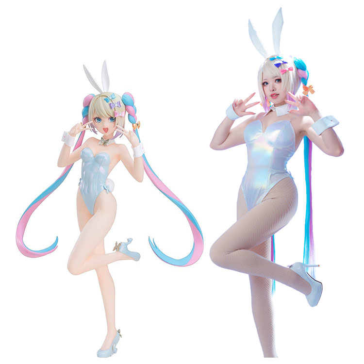 NEEDY GIRL OVERDOSE 超絶最かわてんしちゃん バニー Ver. コスプレ衣装-1