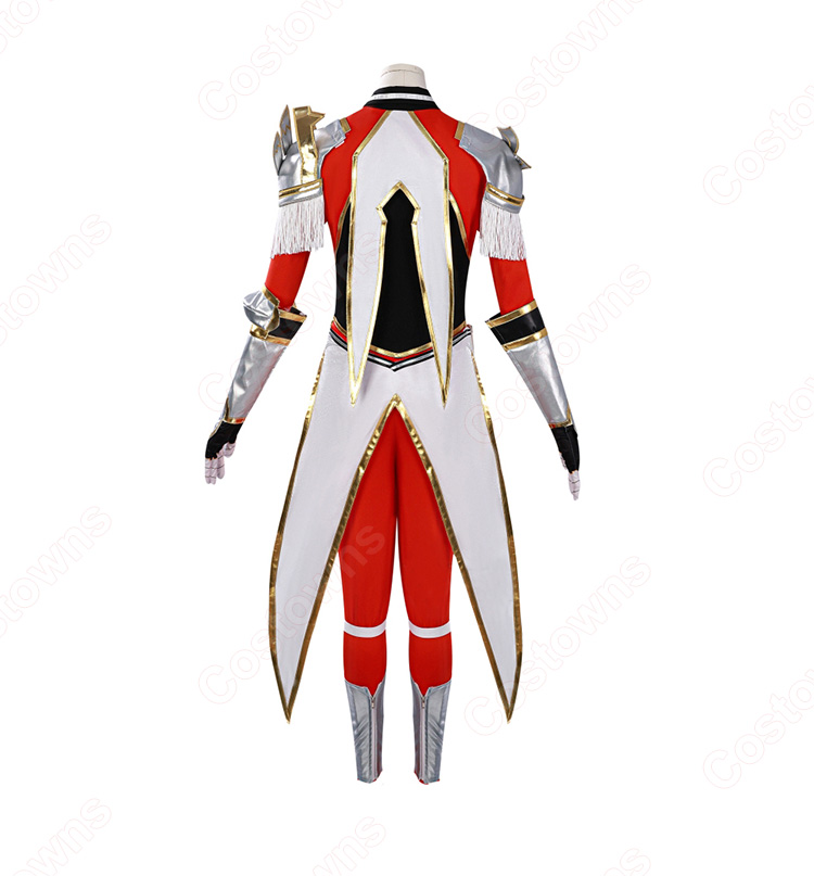 俺だけレベルアップな件 向坂雫 チャ・ヘイン 赤色のアーマー コスプレ衣装-3