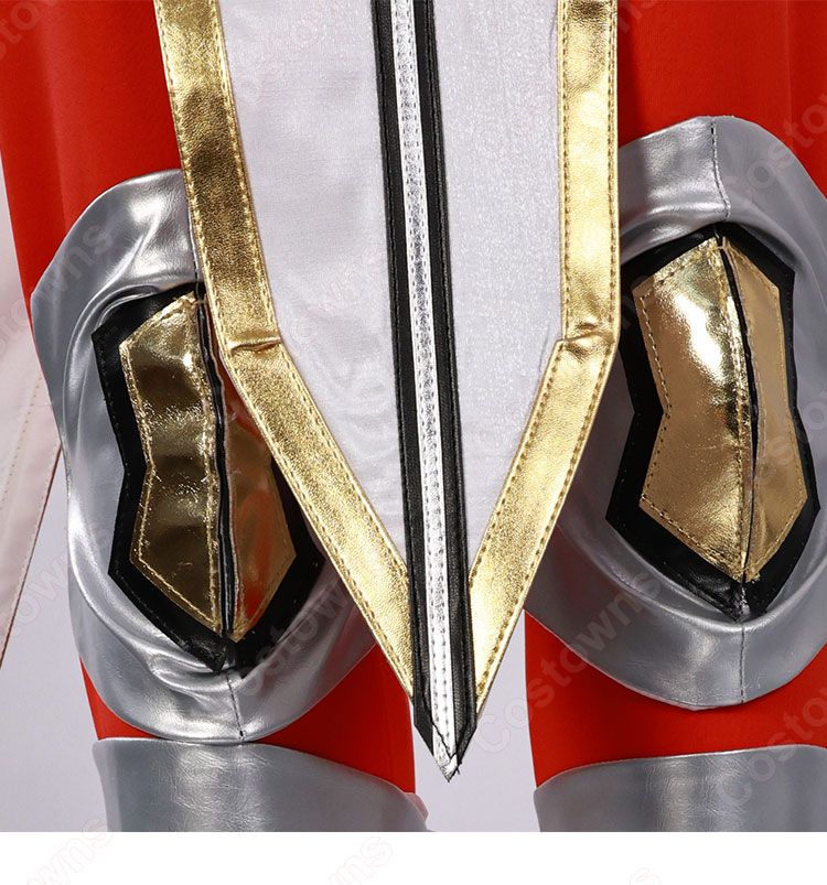 俺だけレベルアップな件 向坂雫 チャ・ヘイン 赤色のアーマー コスプレ衣装-17