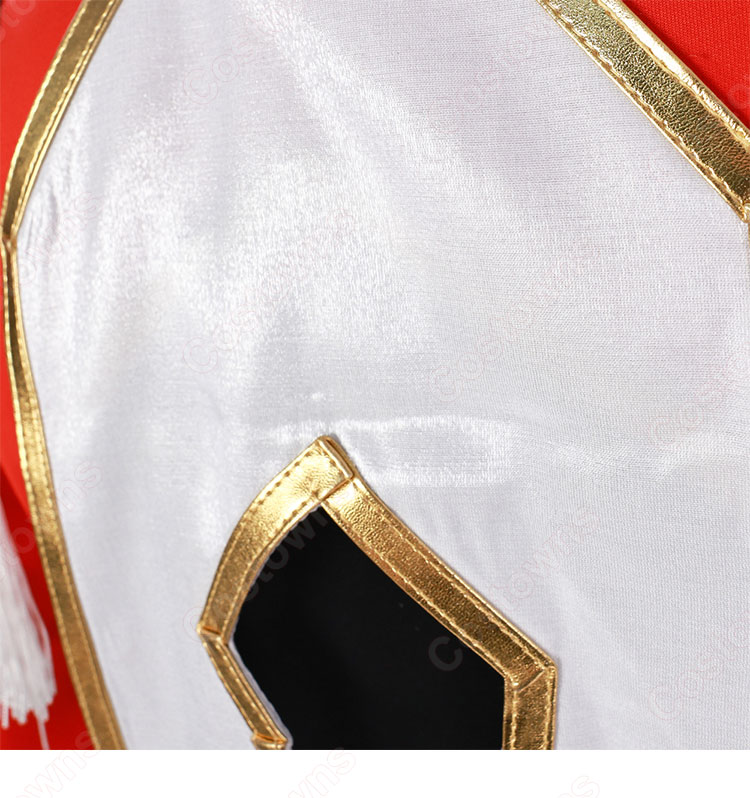 俺だけレベルアップな件 向坂雫 チャ・ヘイン 赤色のアーマー コスプレ衣装-15