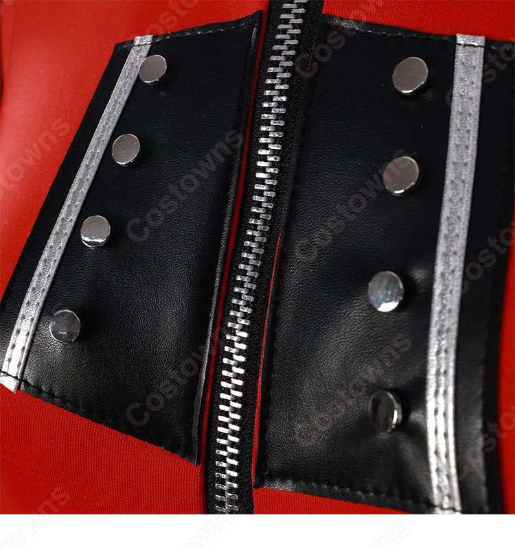 俺だけレベルアップな件 向坂雫 チャ・ヘイン 赤色のアーマー コスプレ衣装-5