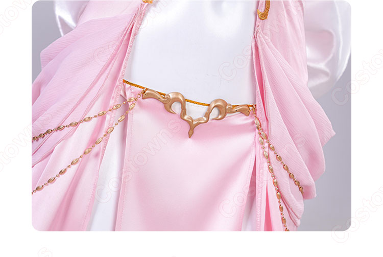 コードギアス 反逆のルルーシュ ロストストーリーズ C.C 反逆を信じて コスプレ衣装 ピンクドレス-7