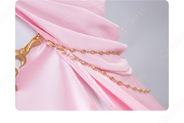 コードギアス 反逆のルルーシュ ロストストーリーズ C.C 反逆を信じて コスプレ衣装 ピンクドレス-8