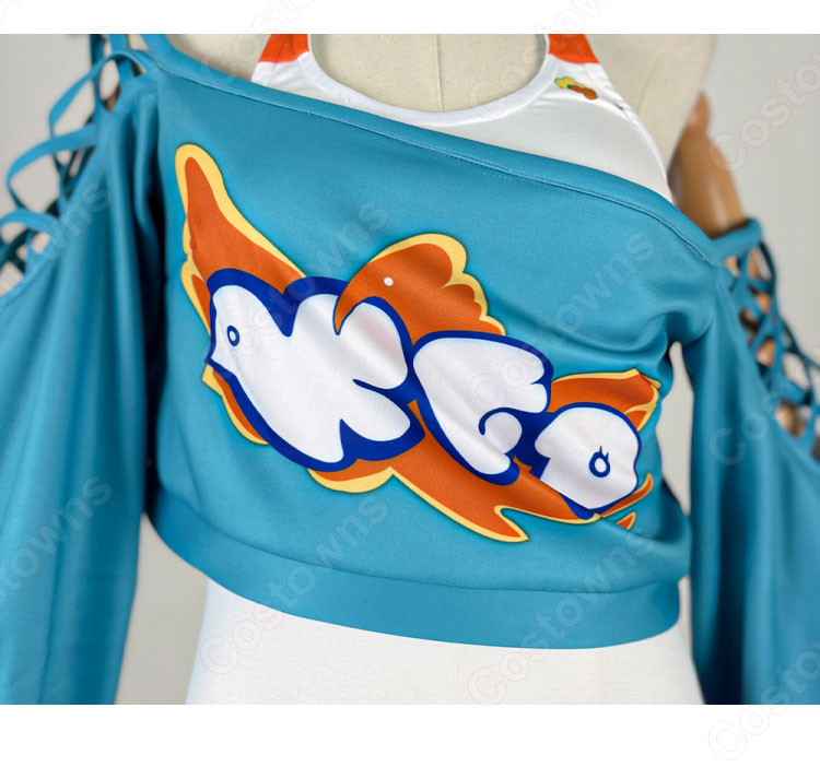 hololive ホロライブ 小鳥遊キアラ コスプレ衣装 テカテカ タイツ 新衣装-6