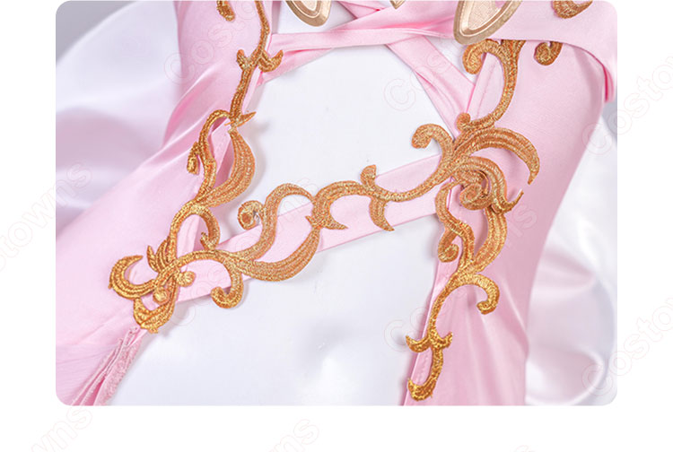 コードギアス 反逆のルルーシュ ロストストーリーズ C.C 反逆を信じて コスプレ衣装 ピンクドレス-6