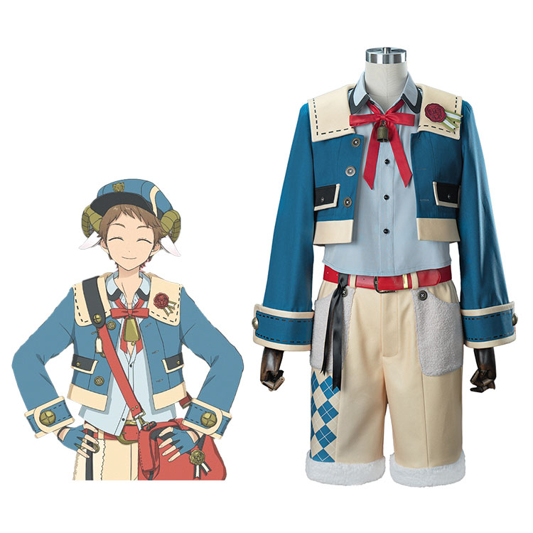 あんさんぶるスターズ！ 天満光 紫之創 日々樹渉 明星スバル 郵便配達員衣装 コスプレ衣装-1