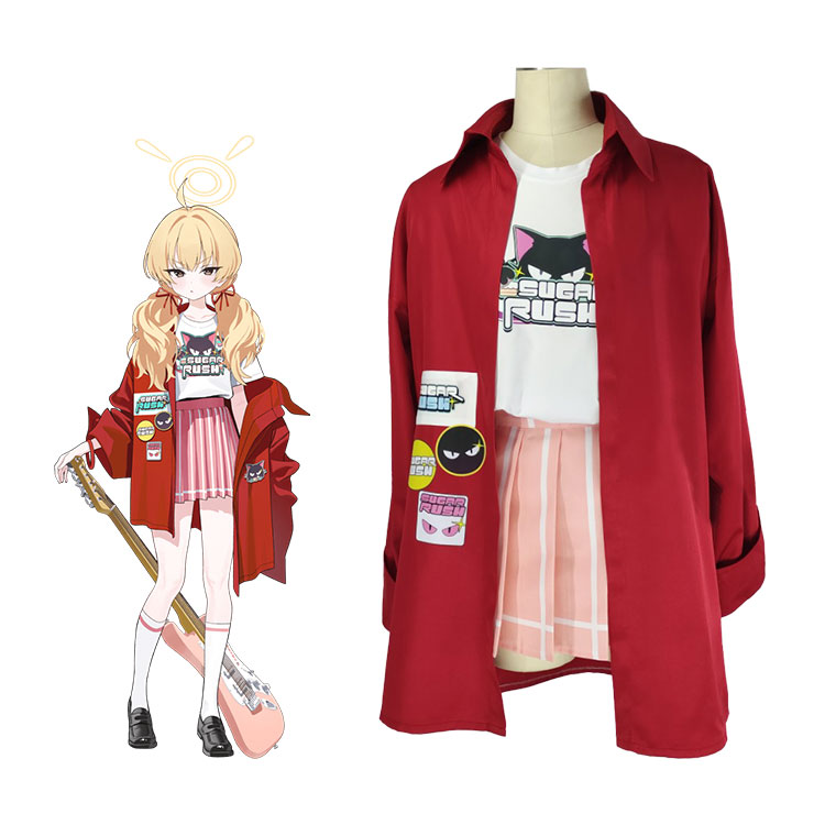 ブルーアーカイブ 伊原木ヨシミ バンド コスプレ衣装 - Costowns
