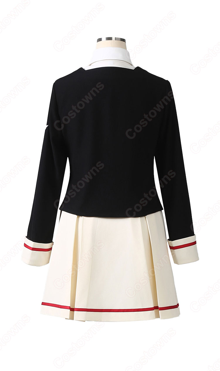 カードキャプターさくらクリアカード編 木之本桜 コスプレ衣装 友枝中学校女子生徒 制服-4
