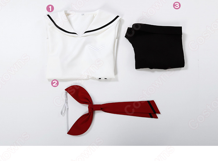 カードキャプターさくら 李小狼 コスプレ衣装 夏服 制服-8