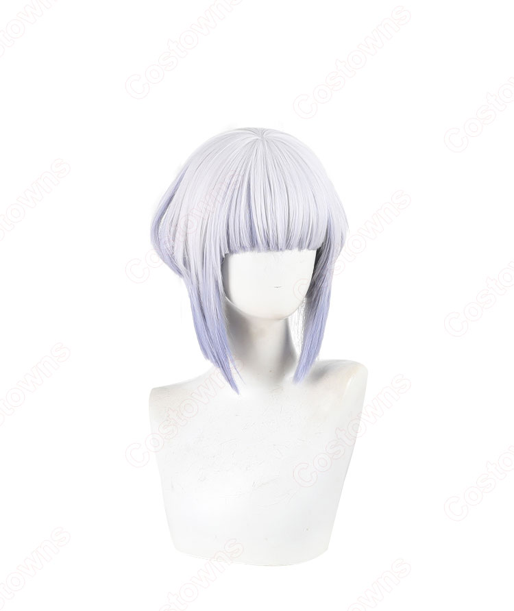 ロックは淑女の嗜みでして 白矢環 シロ コスプレウィッグ-2