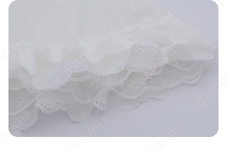 カードキャプターさくら 木之本桜 コスプレ衣装 白×ピンク バトルコスチューム-11