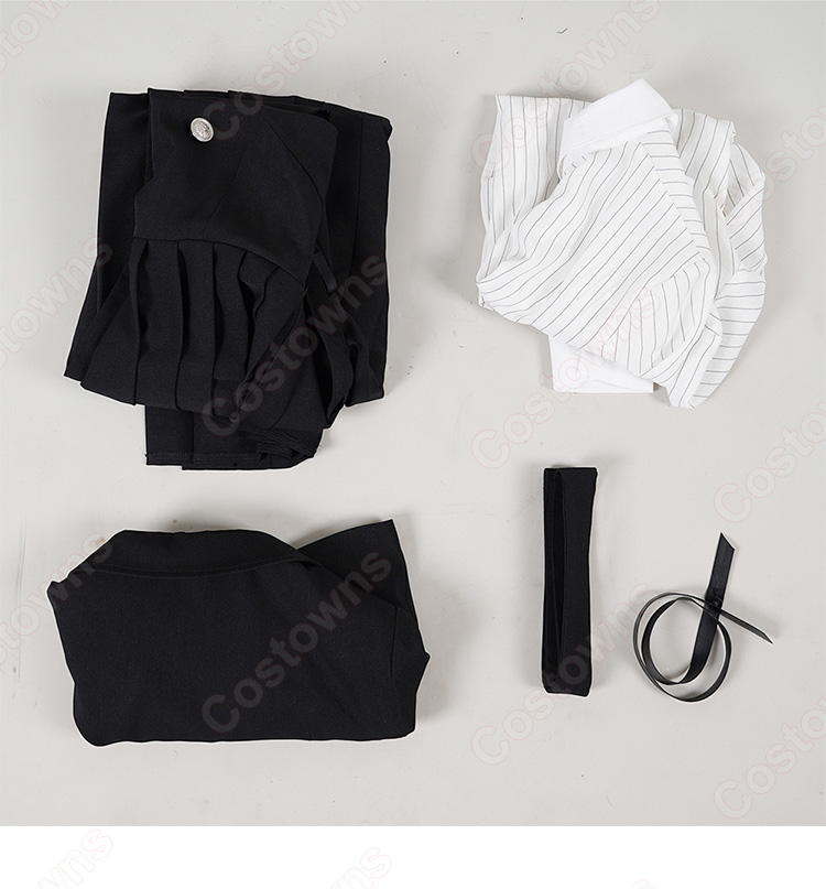 ロックは淑女の嗜みでして 白矢環 シロ コスプレ衣装-8